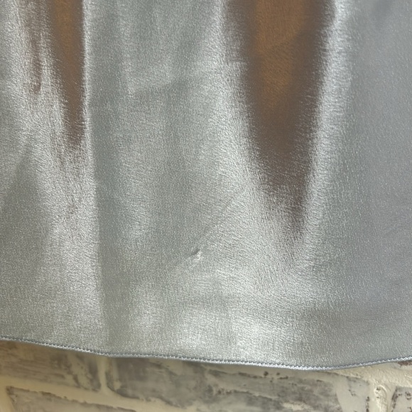 Vintage 90s Fairy Satin Slip Dress Floral Beaded Fairycore Nightgown Lingerie M - Picture 10 of 11